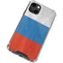 Russian Flag Distressed iPhone 15 Plus Clear Case
